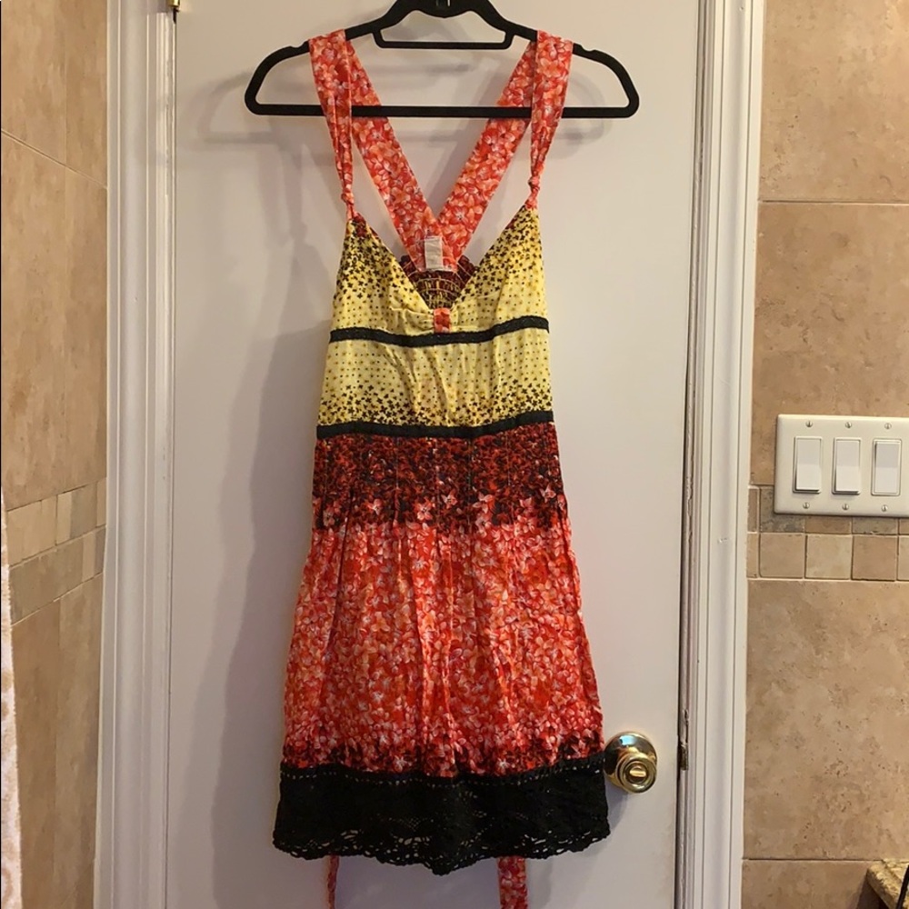 NWOT Free People floral multi print summer dress